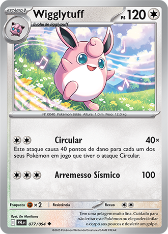 Wigglytuff (077/094) - Carta Avulsa Pokemon