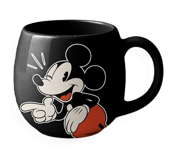 Caneca Bojuda preta Mickey Mouse - 400ml Disney