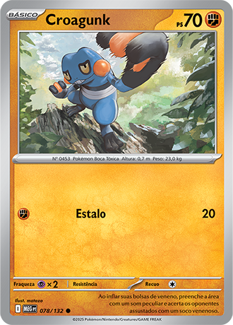 Croagunk (078/132) - Carta Avulsa Pokemon