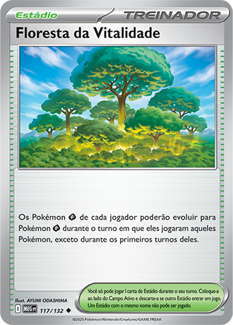Floresta da Vitalidade / Forest of Vitality (117/132) - Carta Avulsa Pokemon