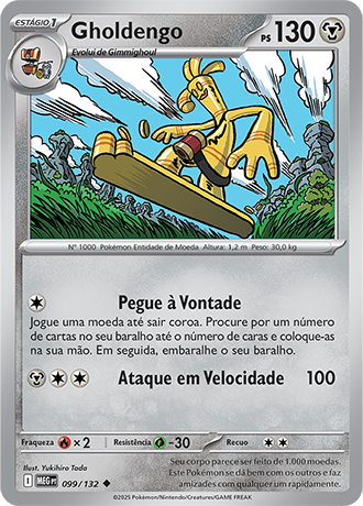 Gholdengo (099/132) - Carta Avulsa Pokemon