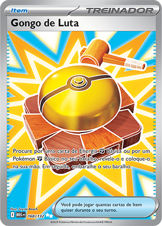 Gongo de Luta / Fighting Gong (168/132) - Carta Avulsa Pokemon