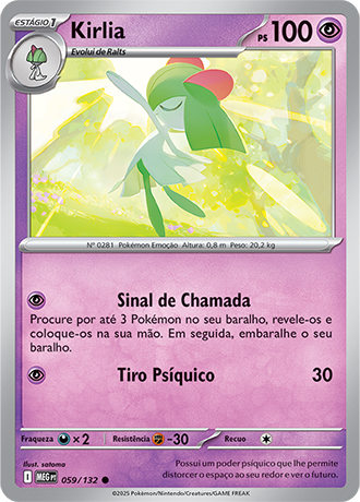 Kirlia (059/132) - Carta Avulsa Pokemon