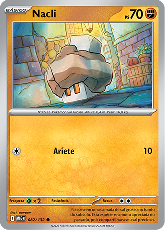 Nacli (082/132) - Carta Avulsa Pokemon