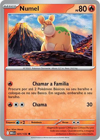 Numel (021/132) REV FOIL - Carta Avulsa Pokemon
