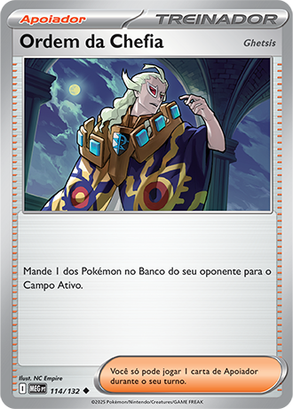 Ordem da Chefia / Boss's Orders (114/132) - Carta Avulsa Pokemon