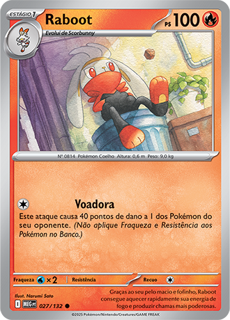 Raboot (027/132) REV FOIL - Carta Avulsa Pokemon