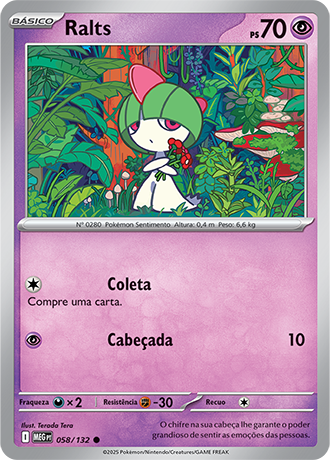 Ralts (058/132) - Carta Avulsa Pokemon