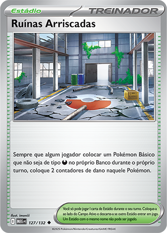 Ruínas Arriscadas / Ruins (127/132) - Carta Avulsa Pokemon