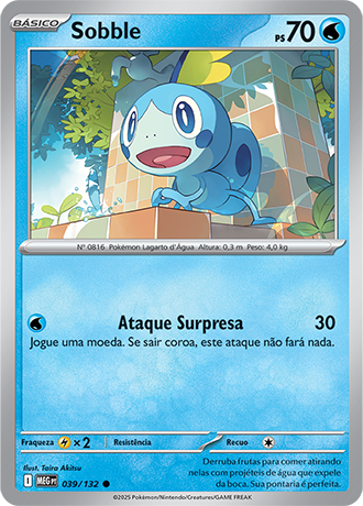 Sobble (039/132) - Carta Avulsa Pokemon