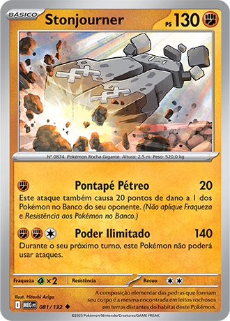 Stonjourner (081/132) - Carta Avulsa Pokemon