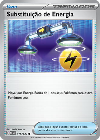 Substituição de Energia / Energy Switch (115/132) - Carta Avulsa Pokemon