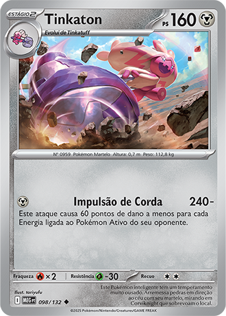 Tinkaton (098/132) - Carta Avulsa Pokemon