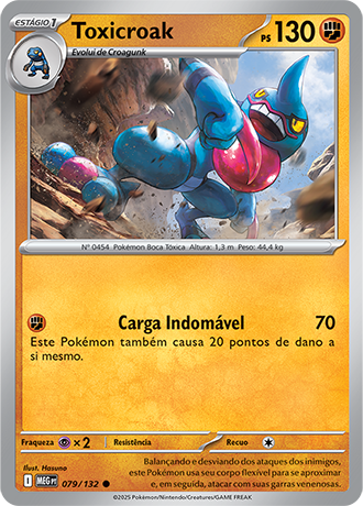 Toxicroak (079/132) - Carta Avulsa Pokemon