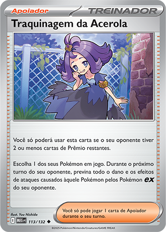 Traquinagem da Acerola / Acerola's Mischief (113/132) - Carta Avulsa Pokemon