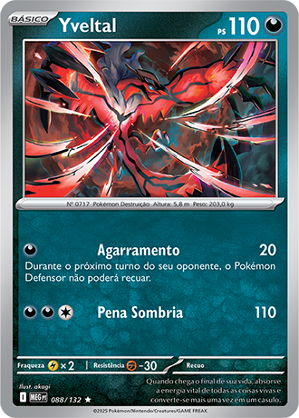 Yveltal (088/132) FOIL - Carta Avulsa Pokemon
