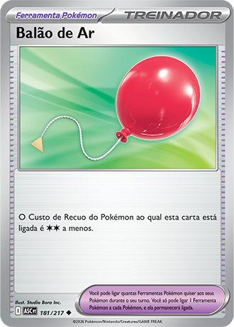 Balão de Ar / Air Balloon (181/217) - Carta Avulsa Pokemon