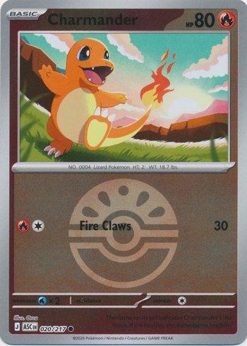 Charmander (020P/217) REV FOIL - Carta Avulsa Pokemon