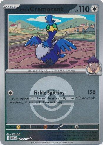 Cramorant do Lupo / Hop's Cramorant (177P/217) REV FOIL - Carta Avulsa Pokemon