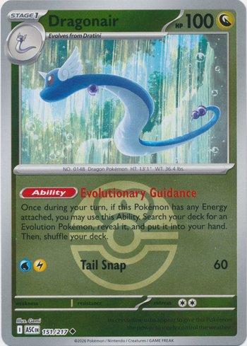 Dragonair (151P/217) REV FOIL - Carta Avulsa Pokemon
