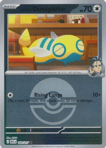 Dunsparce do Lauro / Larry's Dunsparce (163P/217) - Carta Avulsa Pokemon