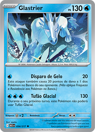 Glastrier (054/217) - Carta Avulsa pokemon