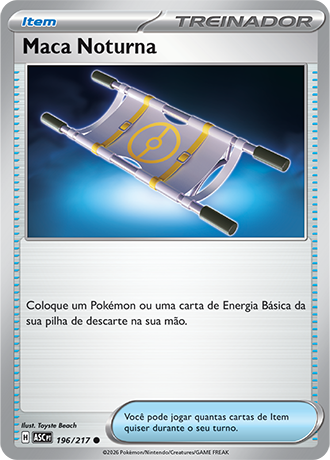 Maca Noturna / Night Stretcher (196/217) - Carta Avulsa Pokemon