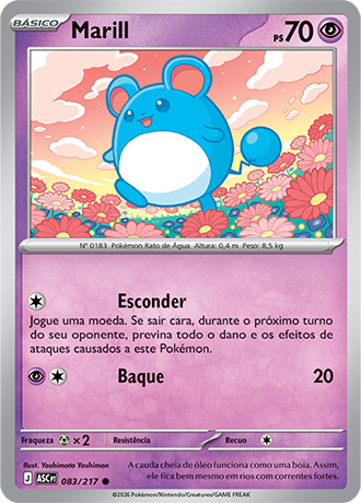 Marill (083/217) - Carta Avulsa Pokemon
