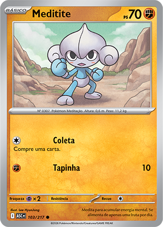 Meditite (103/217) - Carta Avulsa Pokemon
