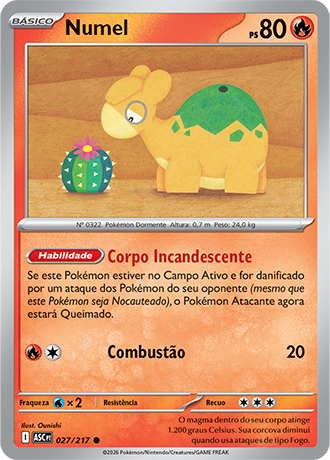 Numel (027/217) - Carta Avulsa Pokemon