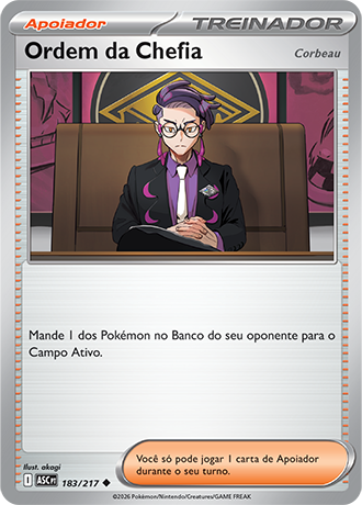 Ordem da Chefia / Boss's Orders (183/217) - Carta Avulsa Pokemon