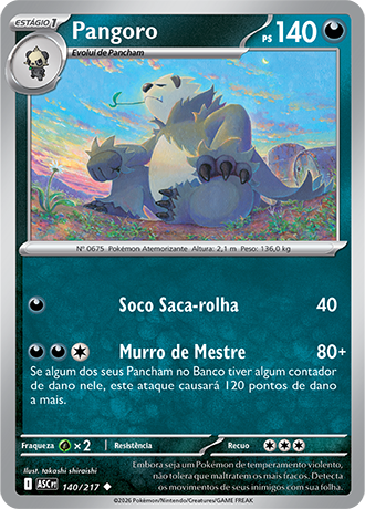 Pangoro (140/217) - Carta Avulsa Pokemon