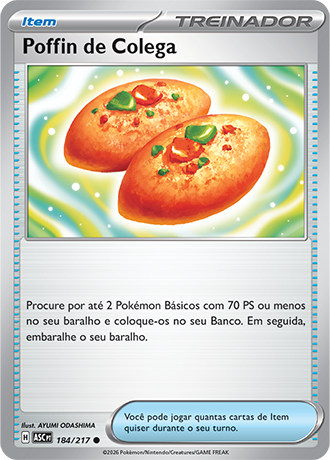 Poffin de Colega / Buddy-Buddy Poffin (184/217) - Carta Avulsa Pokemon