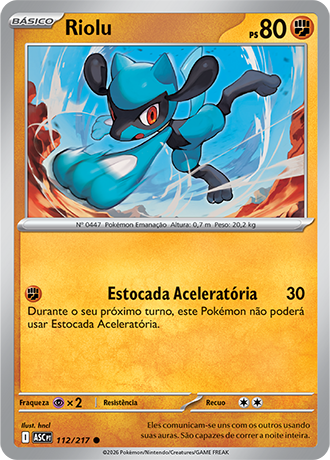 Riolu (112/217) - Carta Avulsa Pokemon