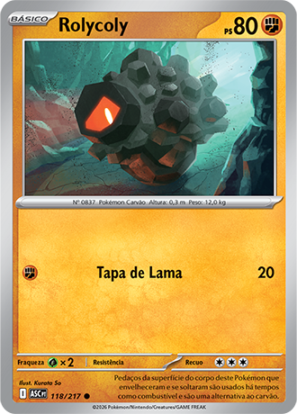 Rolycoly (118/217) - Carta Avulsa Pokemon