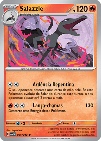 Salazzle (035/217) - Carta Avulsa Pokemon
