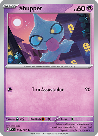 Shuppet (090/217) - Carta Avulsa Pokemon