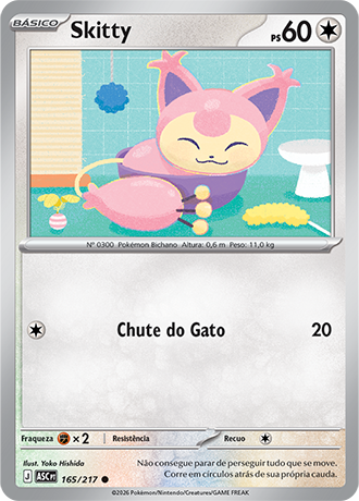Skitty (165/217) - Carta Avulsa Pokemon