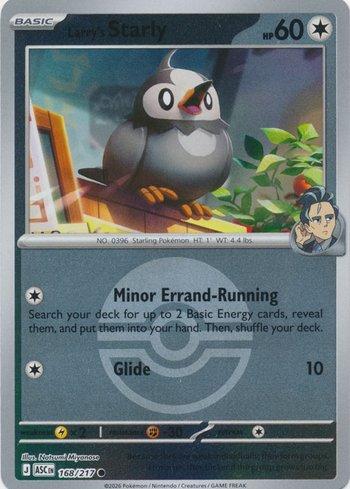 Starly do Lauro / Larry's Starly (168P/217) - Carta Avulsa Pokemon