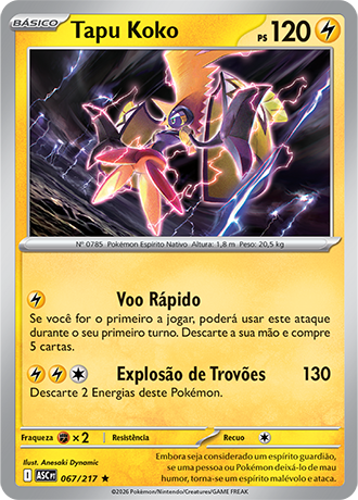 Tapu Koko (067/217) FOIL - Carta Avulsa Pokemon