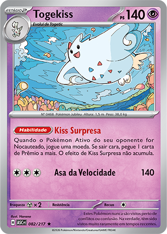 Togekiss (082/217) FOIL - Carta Avulsa Pokemon