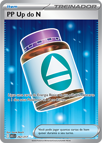 PP Up do N / N's PP Up (262/217) - Carta Avulsa Pokemon