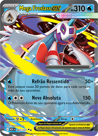 Mega Froslass ex (047/217) - Carta Avulsa Pokemon
