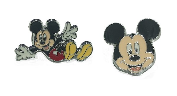 Conjunto 2 Pins / Broches Mickey - Disney