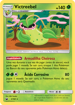 Victreebel (3/168) FOIL - Carta Avulsa Pokemon