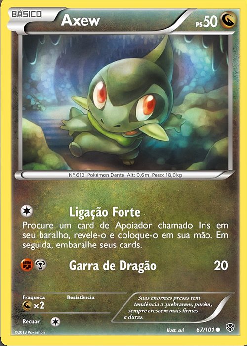 Axew (67/101) - Carta Avulsa Pokemon