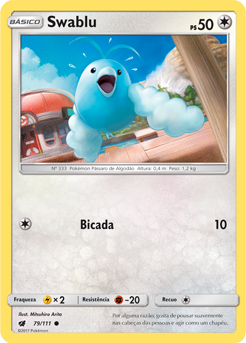 Swablu (79/111) REV FOIL - Carta Avulsa Pokemon