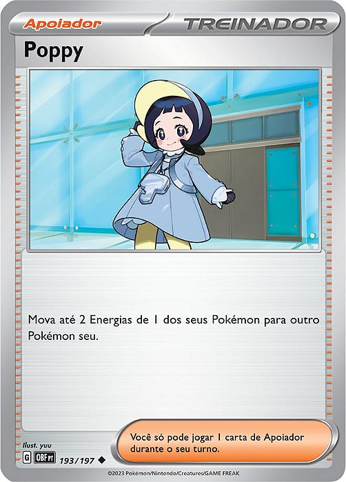 Poppy (193/197) - Carta Avulsa Pokemon