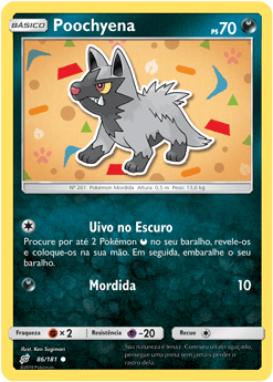 Poochyena (86/181) REV FOIL - Carta Avulsa Pokemon