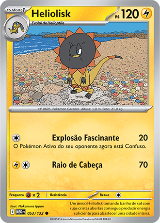 Heliolisk (053/132) - Carta Avulsa Pokemon